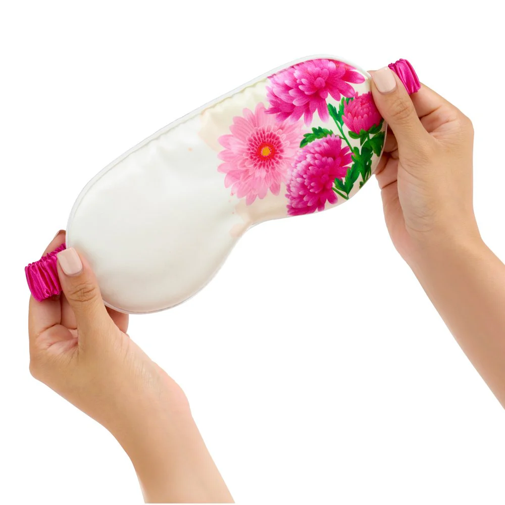 Sleep Mask - Zodiac Flower - Virgo Chrysanthemum - Image 2