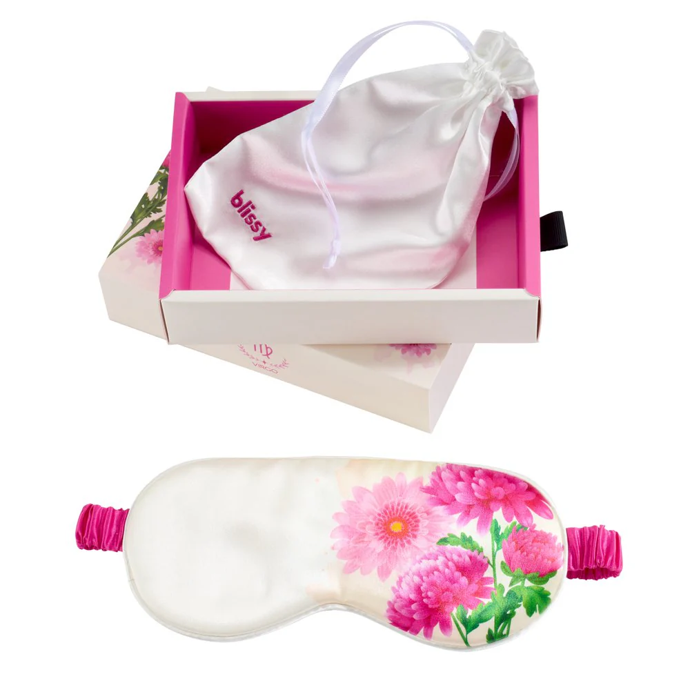 Sleep Mask - Zodiac Flower - Virgo Chrysanthemum - Image 4