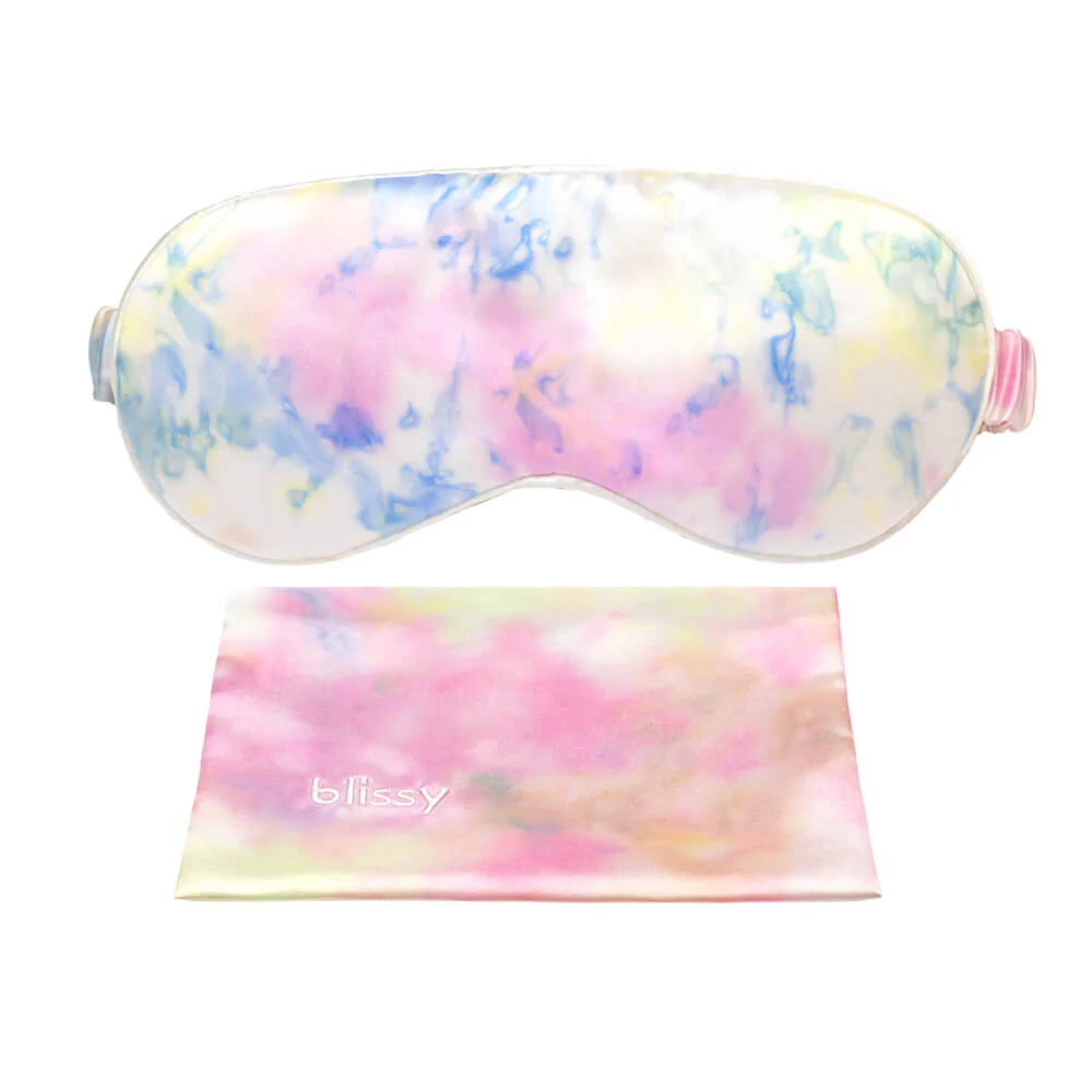 Sleep Mask - Yellow Tie-Dye - Image 4